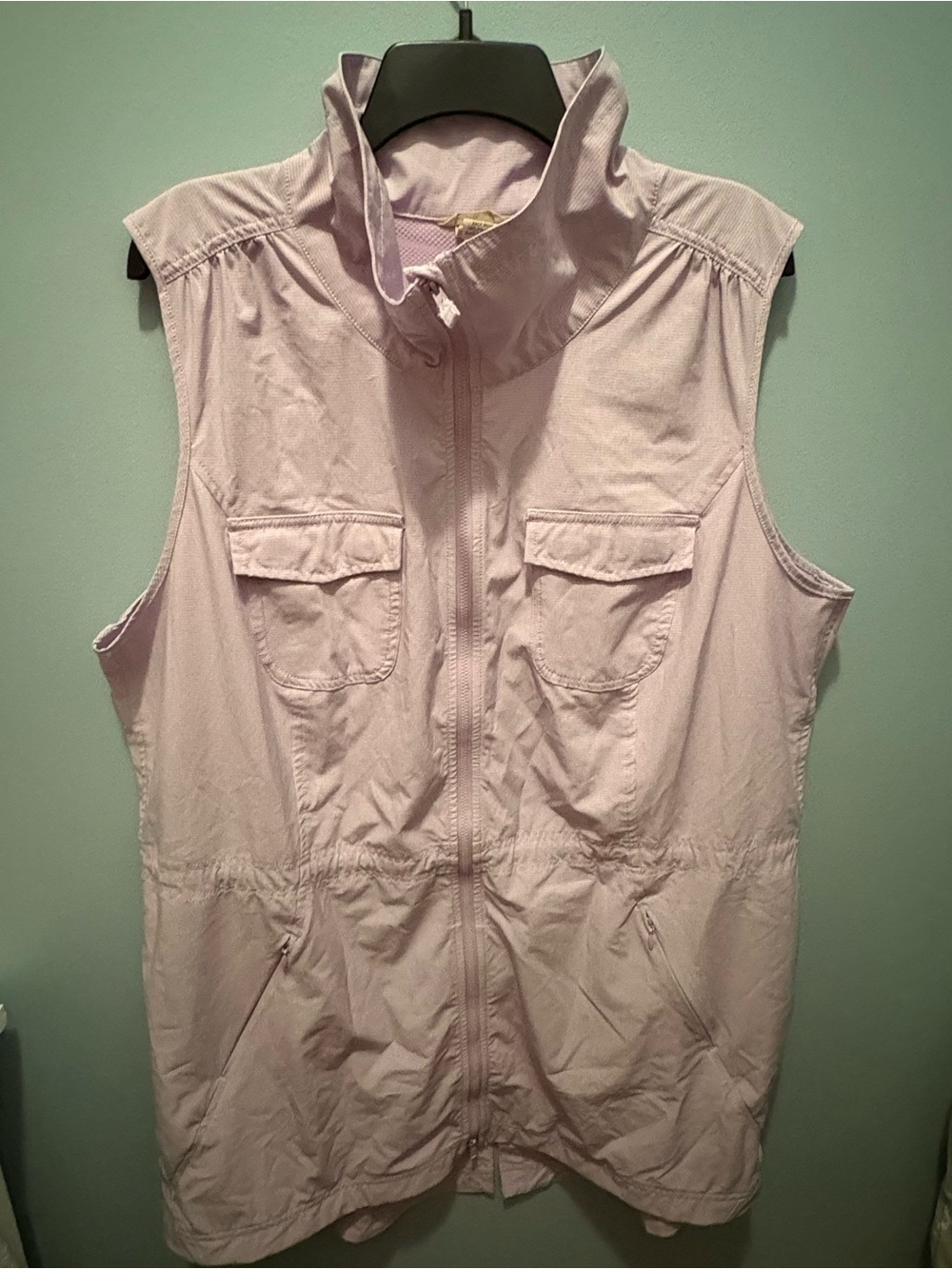 Duluth Trading Co. Sleeveless Lightweight Lavender zip up dress size XL
